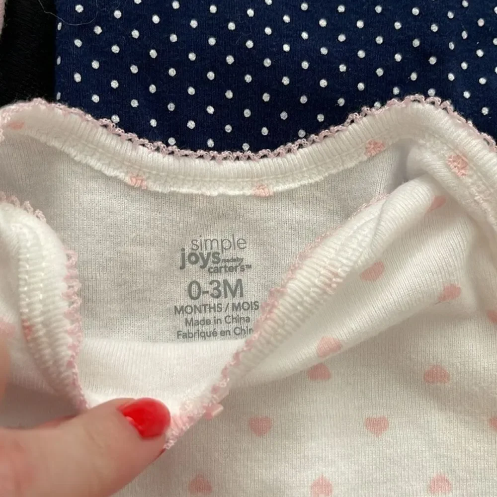 Baby‎ girl bodysuits 0-3mo bundle